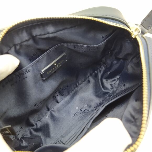 Kate Spade New York Blue Canvas Leather Trim Floral Crossbody Bag - NWT $279 - Picture 10 of 16